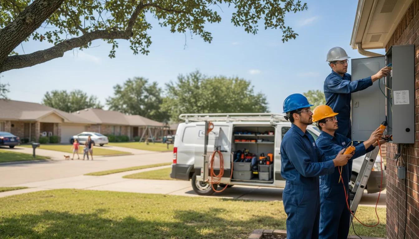 Certified electrician providing emergency electrical services in Roll, AZ